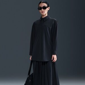 Nike NWT Women’s Oversized Dri-FIT Long-Sleeve Top | Black | Size L